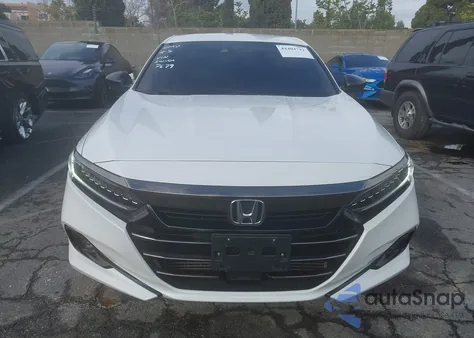 2021 Honda Accord Sport z USA, uszkodzony, nr VIN 1HGCV1F38MA097679